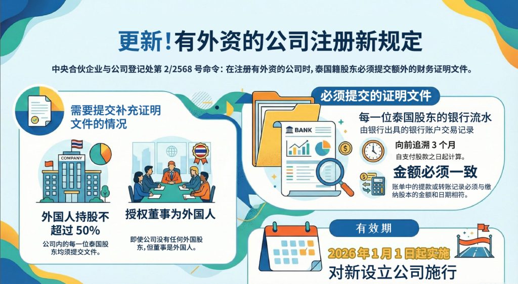 New Criteria for Company Registration in Thailand (2025-2026)